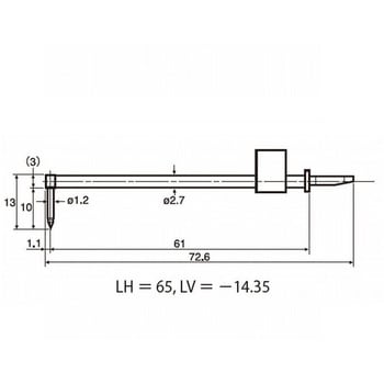 ACCRETECHS2000DX/SD 的替换探头（通用探头）东京精密DM47501